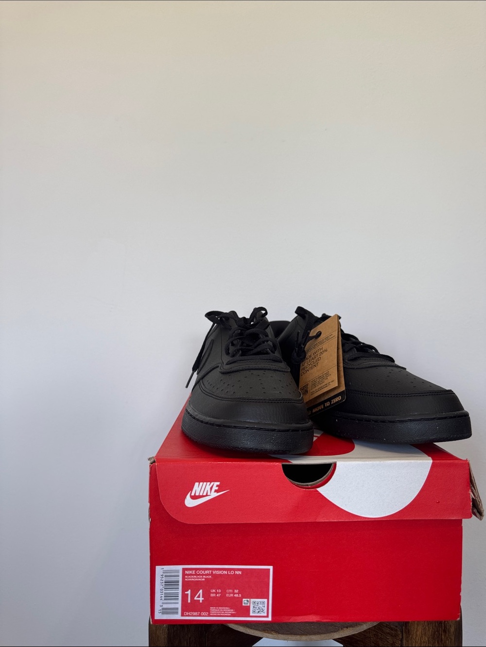 Nike Black Low-Top Court Sneakers